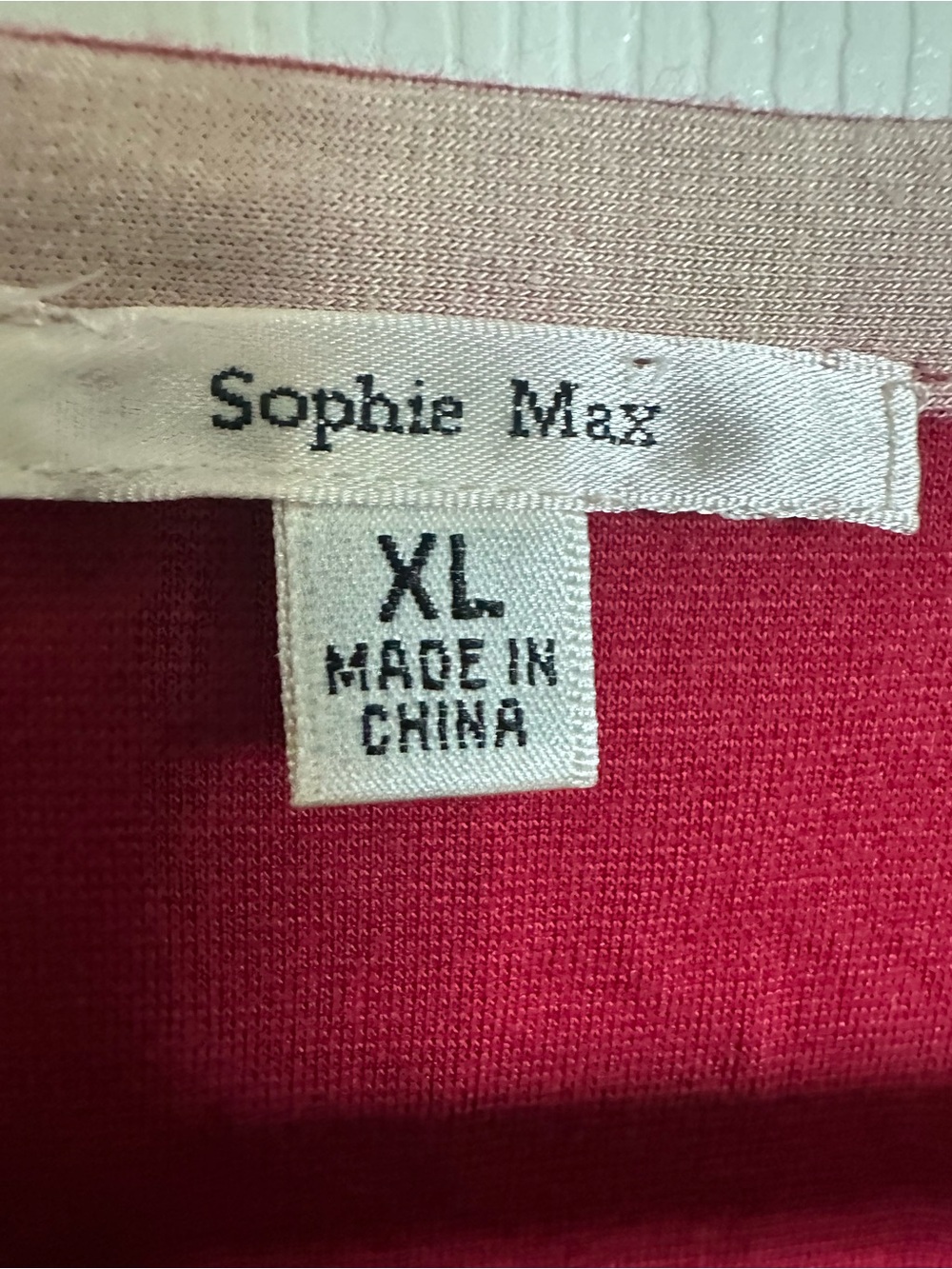 Sophie Max Sleeveless Shift Dress in Wine, Black & White Geometric Print - Picture 3 of 12